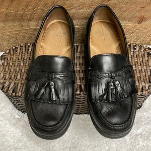 Dockers Men's Sinclair Casual Loafer Shoes with Tassel Accent Black Size 11M